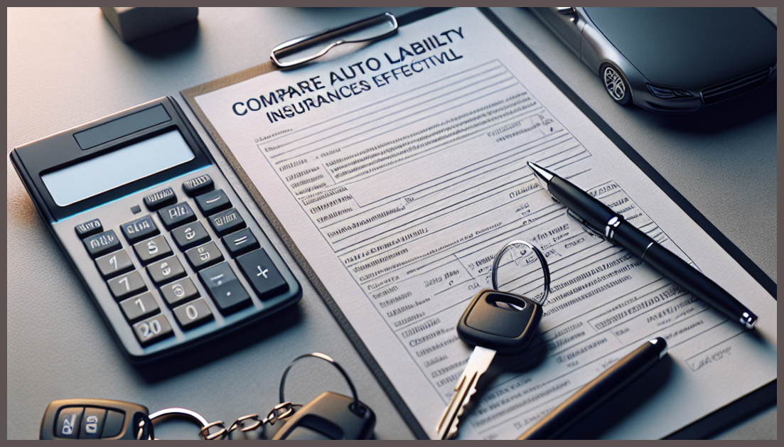 A visual guide to comparing auto liability insurance providers.