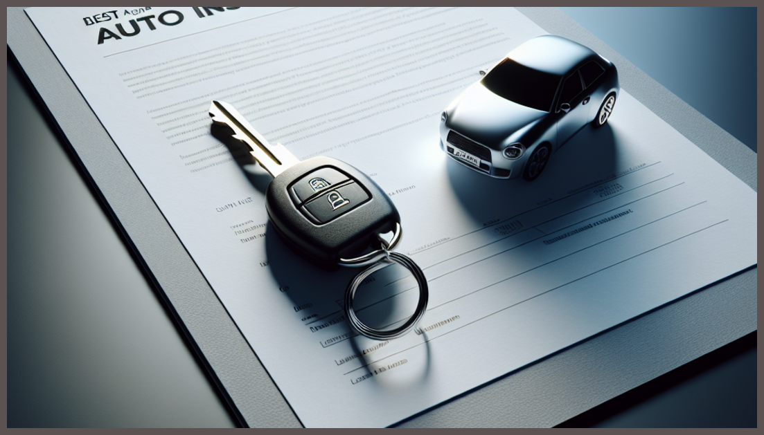 Car keys and insurance documents representing Loya auto insurance for first-time buyers