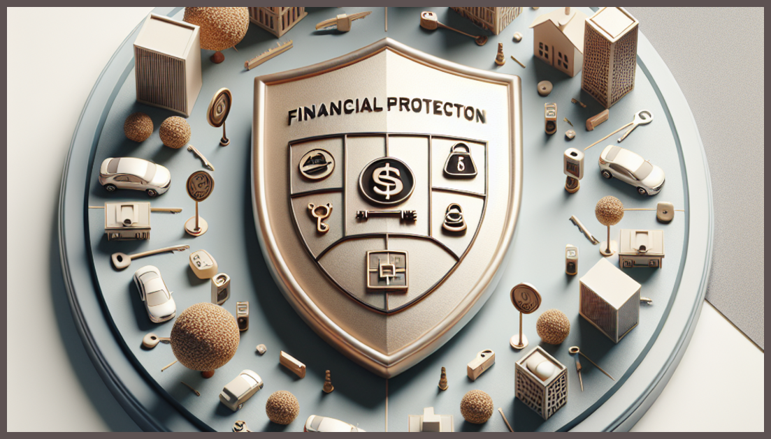 Illustration of a shield symbolizing financial protection from uninsured drivers.