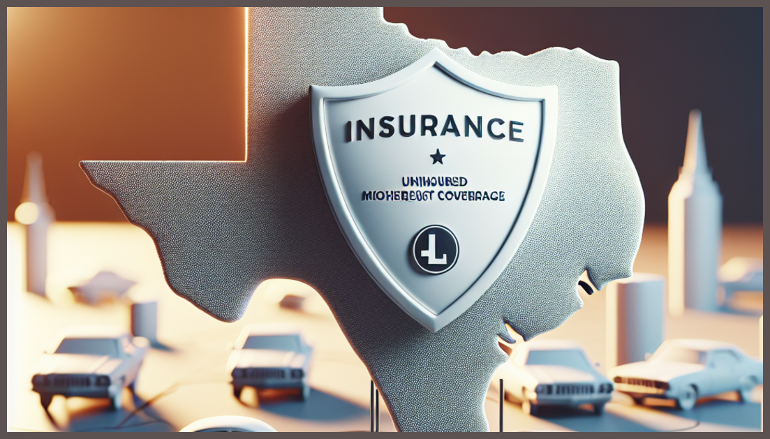 Symbolic representation of Texas and uninsured motorist insurance coverage.