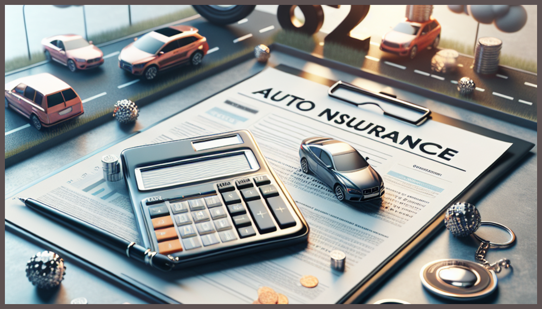Calculator and auto insurance symbols representing high-risk quote comparison and savings