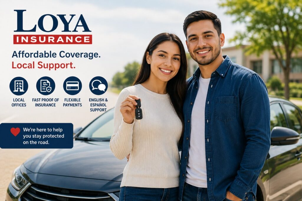 Loya Insurance customer service support for auto insurance policyholders